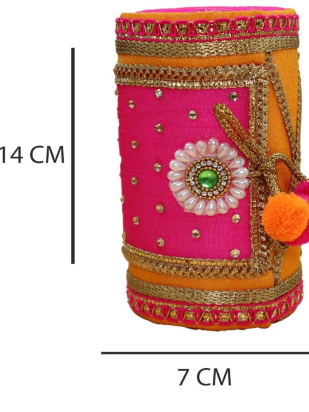 Decorative box for gifting bangles/cash/other jewellery small items